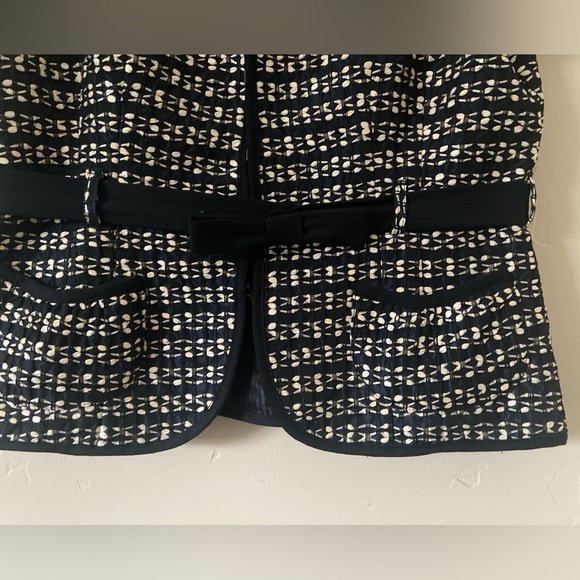 🆕 Deep Navy & White Tweed Skirt Suit - Nanette Lepore - Picture 10 of 16